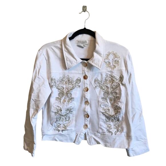 Vintage M Great Cavalier by St. Paul white jacket button down - Picture 1 of 9